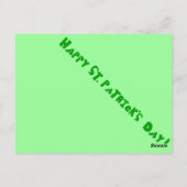 Welsh Terrier St. Patrick's Day Briefkaart (Achterkant)