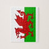Welsh / Wales Flag - Cymru High Quality Afbeelding Legpuzzel (Verticaal)