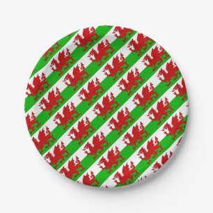 Welsh / Wales Flag - Cymru High Quality Afbeelding Papieren Bordje