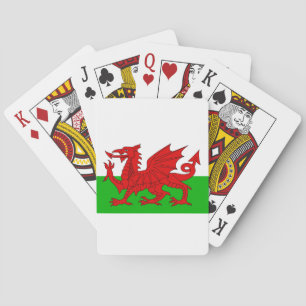 Welsh / Wales Flag - Cymru High Quality Afbeelding Pokerkaarten