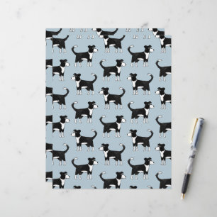 Welshe Border Collie Schaapshond Scrapbook Papier