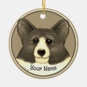 Welshe Corgi hond Keramisch Ornament