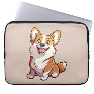 Welshe Corgi hond Mug Laptop Sleeve