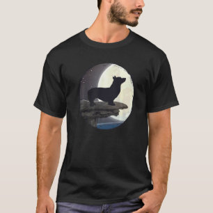Welshe Corgi Hond Retro 21 T-shirt