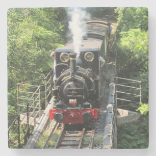 Welshe Stoomtrein. Stenen Onderzetter