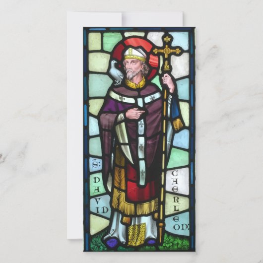 Welshe trots Sint-David-dag aangepaste tekst Feestdagenkaart (Voorkant)