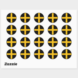 Welshe vlag van Sint-David Ronde Sticker