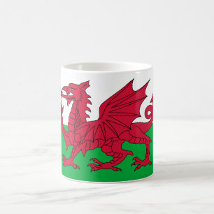 Welshe vlag (Wales) (Welshe Draak) Koffiemok
