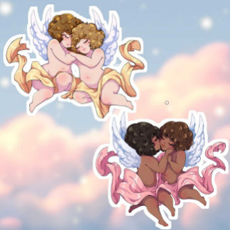 Welterusten Baby Angels Sticker