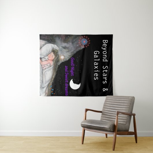 Welterusten en zoete droom wandkleed (In Situ (horizontaal))