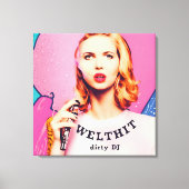 WELTHIT, blond Ladies  - Pop Art Serie Canvas Afdruk (Voorkant)
