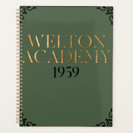 WELTON ACADEMY - DARK ACADEMIA PLANNER