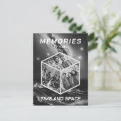 Weltraum 3D Foto Würfel Bilder Kollage Briefkaart (Staand voorkant)