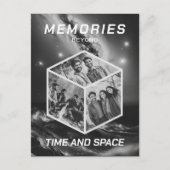 Weltraum 3D Foto Würfel Bilder Kollage Briefkaart (Voorkant)