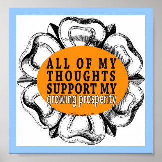 Welvaart-Poster Poster