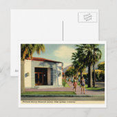 Welwood Library, Palm Springs, California Vintage Briefkaart (Voorkant / Achterkant)