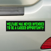 Welzijn Bumpersticker (Op auto)