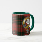 Wemyss Tartan & Badge Mok (Voorkant rechts)