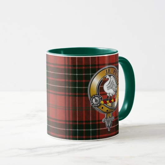 Wemyss Tartan & Badge Mok (Voorkant rechts)