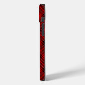 Wemyss tartan red black plaid Case-Mate iPhone case (Achterkant / Links)