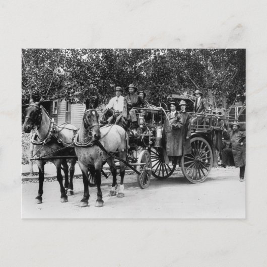 Wenatchee Fire Dept, 1911 Briefkaart (Voorkant)