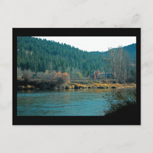 Wenatchee River, Leavenworth WA Mini Print Briefkaart