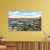 Wenatchee, WashingtonView van Ohme tuinen # 1 Canvas Afdruk (Insitu (Woonkamer))
