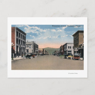 Wenatchee, WashingtonWenatchee Avenue Scene # 2 Briefkaart