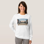 Wenatchee, WashingtonWenatchee Avenue Scene # 2 T-shirt (Voorkant volledig)