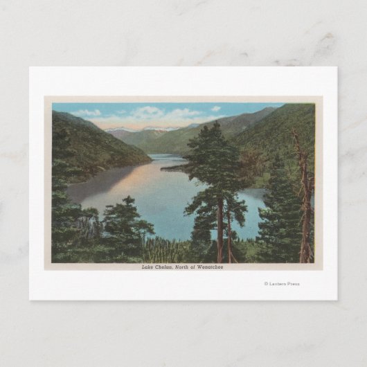 Wenatchee, WAView of Lake Chelan Briefkaart (Voorkant)