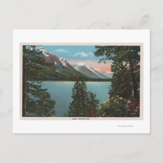 Wenatchee, WAView of Lake Wenatchee Briefkaart (Voorkant)