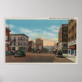 Wenatchee, WAView of Wenatchee Ave. Poster (Voorkant)