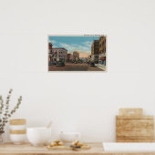 Wenatchee, WAView of Wenatchee Ave. Poster (Keuken)