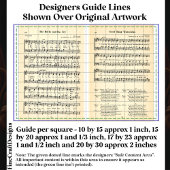 Wenceslas + Holly Ivy Bladmuziek DU6 Decoupage Tissuepapier