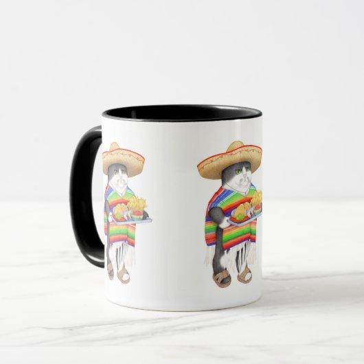 WENDELITO Black Combo Mug (Devant gauche)