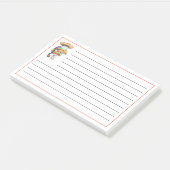 WENDELITO CAT Notes Post-it 10"x6" + Lignes (Incliné)