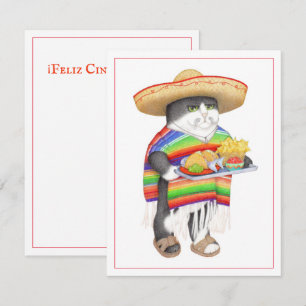 WENDELITO Cinco de Mayo 4.25x5.6 Vlakke kaart