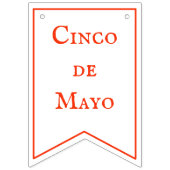 WENDELITO Cinco de Mayo Bunting Banner (Tweede vlag)