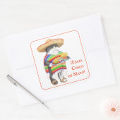 WENDELITO Cinco de Mayo Large Square Stickers (Envelop)