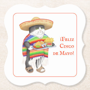 WENDELITO Cinco de Mayo Sous-verre en papier