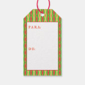WENDELITO Feliz Navidad Gift Labels Cadeaulabel (Achterkant)