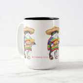 WENDELITO Tall Black Deux Tones Mug (Devant gauche)