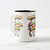 WENDELITO Tall Black Deux Tones Mug (Devant gauche)