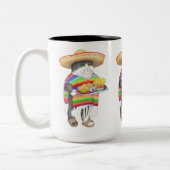 WENDELITO Tall Black Deux Tones Mug (Gauche)