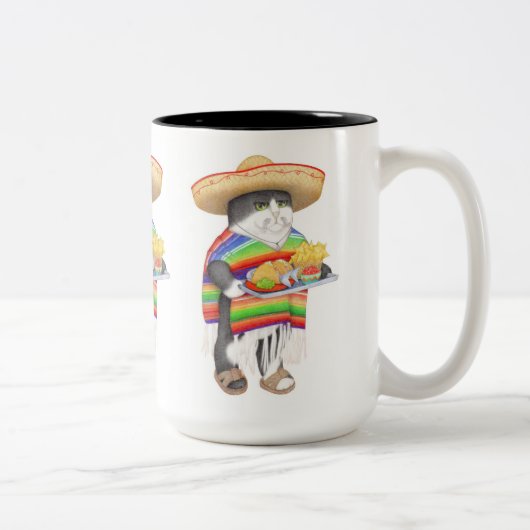 WENDELITO Tall Black Deux Tones Mug (Droit)