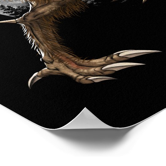 Wendigo Cryptid Creature Poster (Hoek)