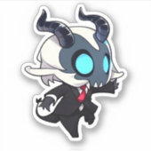 Wendigo dans un Sticker en costume (Devant)