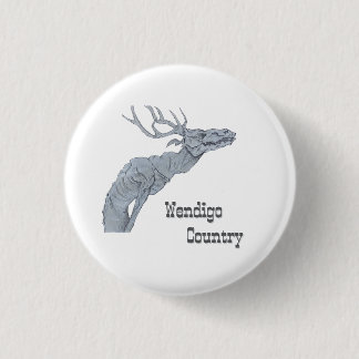 Wendigo Land Algonquiaanse Folklore Knop Ronde Button 3,2 Cm