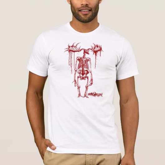 Wendigo skeleton #2 t-shirt (Voorkant)
