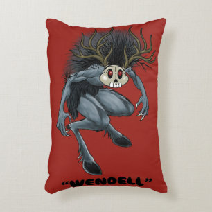 Wendigo "Wendell" Cryptid Accent Kussen